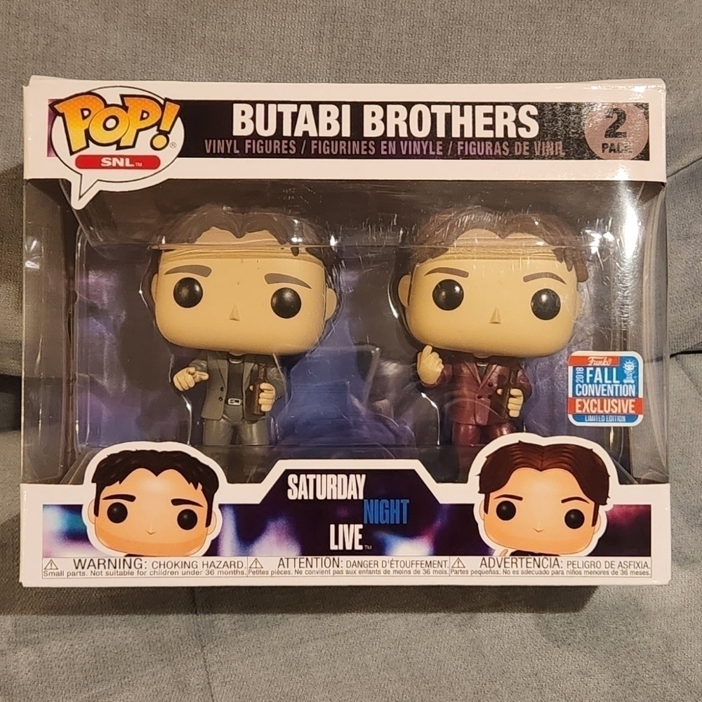 Funko Pop Butabi Brothers SNL 2018 Fall Convention Exclusive Limited Edi…